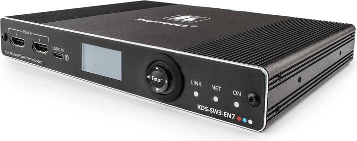 Produktbild Electronics KDS-SW3-EN7, 3840 x 2160 pixels, AV transmitter & receiver, Wired, 3D, Black