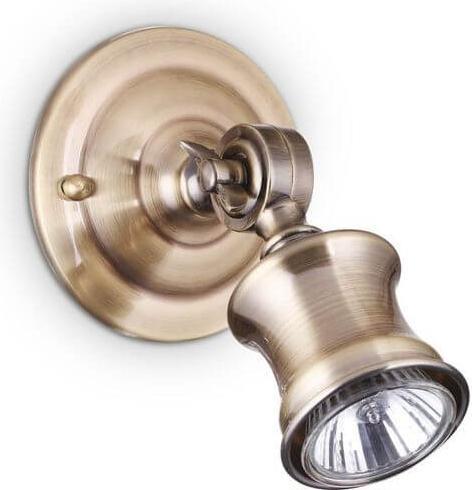 Productafbeelding Ideal lux BARBER GU10 wandlamp dimbaar gebrand warm wit 159997 (640 lm, GU10)