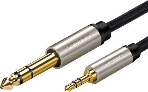 Immagine prodotto Ugreen AV127 Cavo jack da 3,5 mm per TRS - 2 m (grigio) (2 m, Jack 6,3 mm, Connettore da 3,5 mm (AUX))