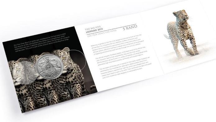 Produktbild South African Mint Silber Leopard 1 oz - Big Five Serie II - 2023 (999, 2023)