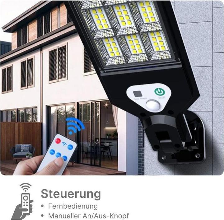 Actual product image Hermex LED solar façade lighting (750 lm, IP65)