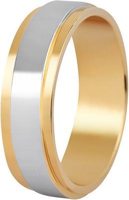 Beneto Men Ìs bicolor wedding ring made of steel SPP05 - Circuit: 62 mm (62)