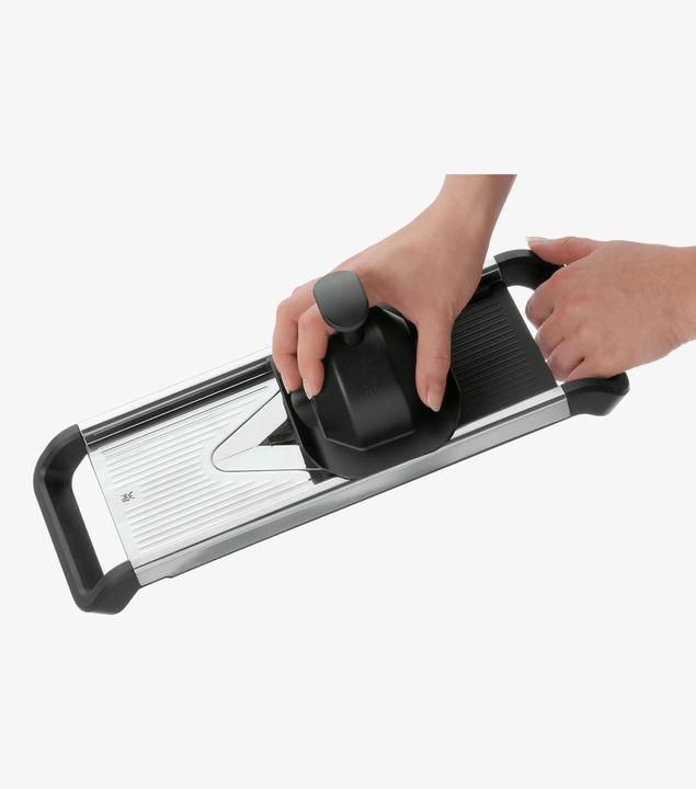 Produktbild WMF Gemüsehobel Fingerschutz 37x12,5cm Top Tools Edelstahl Box für Einsätze