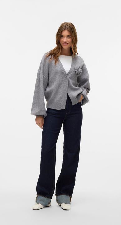 Actual product image Vero Moda VMTESSA Hohe Taille Weiter Beinschnitt Jeans Weit geschnitten (W29/L32)