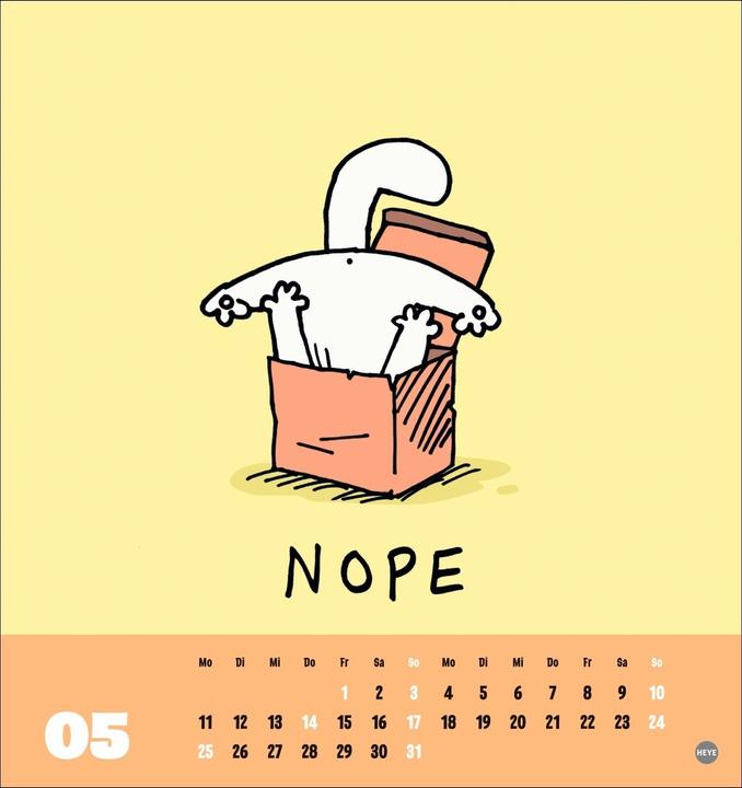 Produktbild Simons Katze Postkartenkalender 2026 (16 x 17 cm, Harter Einband, Deutsch)