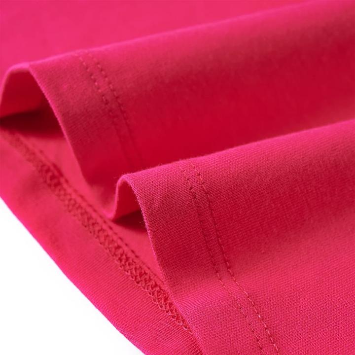 Immagine prodotto VidaXL Camicia a maniche lunghe per bambini rosa brillante 128,Materiale: 95 % cotone (128)