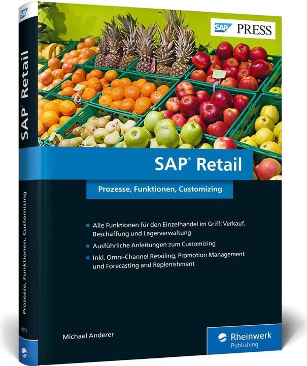 Produktbild SAP Retail - Prozesse, Funktionen, Customizing (Deutsch, Michael Anderer)