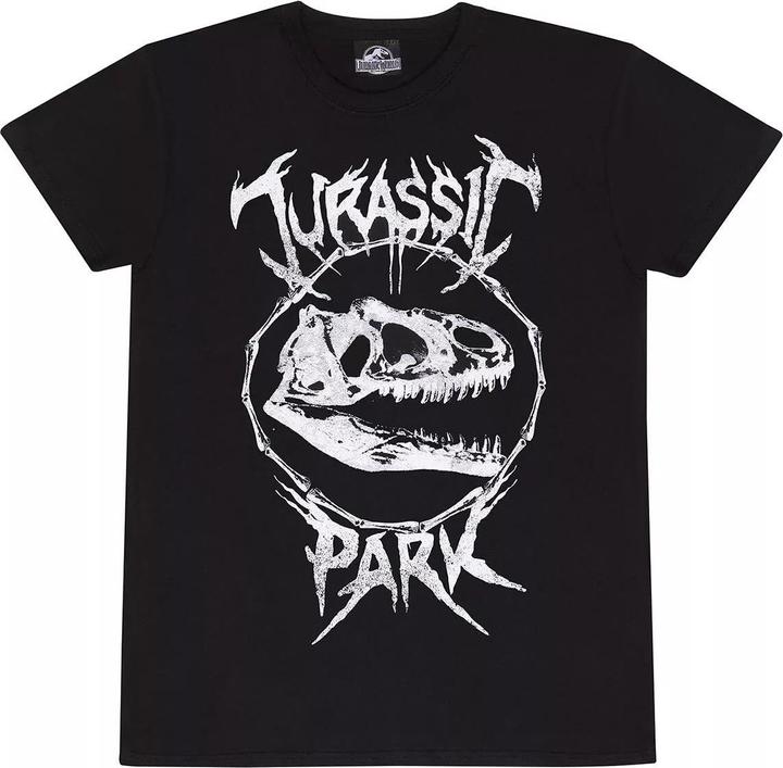 Immagine prodotto Jurassic World Maglietta Testo Orrore Adulto Unisex (M)