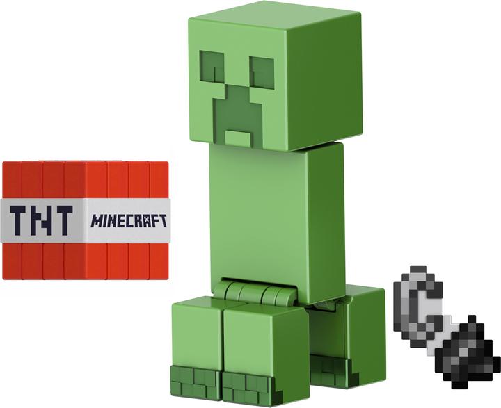 Actual product image Mattel Minecraft Creeper