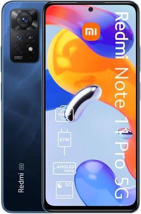 Actual product image Xiaomi Redmi Note 11 Pro 5G (128 GB, Atlantic blue, 6.67", Hybrid Dual SIM, 108 Mpx, 5G)
