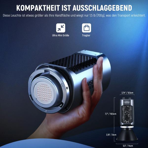 Actual product image Neewer Lamp LED MS150C RGB 150W 2700-6500K