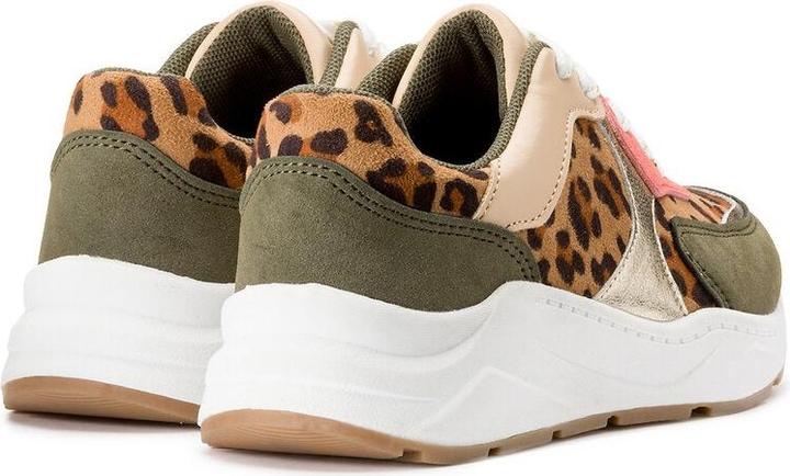 Actual product image La Redoute Collections Sneakers with lacing and leo print (32)