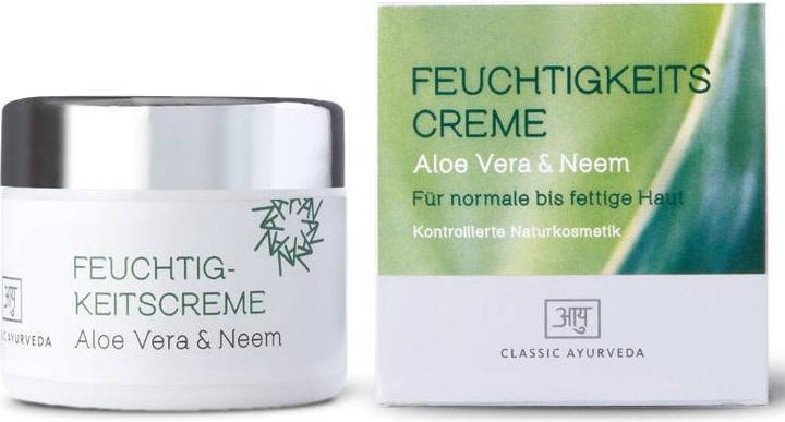 Classic Ayurveda Feuchtigkeitscreme Aloe Vera & Neem (50 ml, Tagescreme)