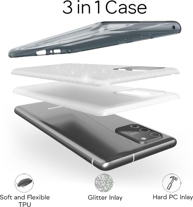 Produktbild Nalia Glitzer Hülle (Samsung Galaxy S10 Lite)