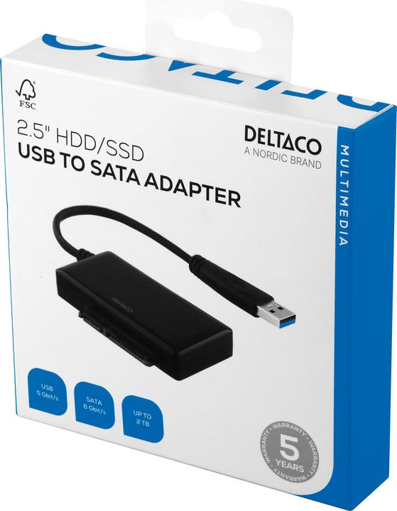 Produktbild Deltaco USB3-SATA6G2 Schnittstellenkarte/Adapter SATA