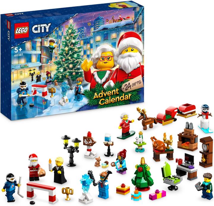 Productafbeelding LEGO Stads adventskalender 2023