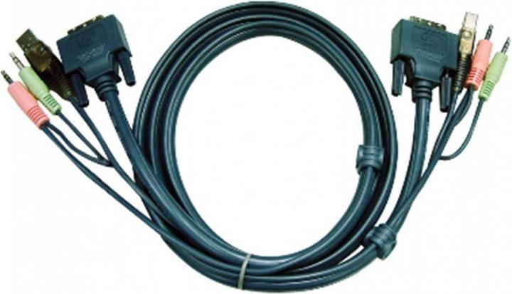 Produktbild Aten 2L-7D05UD DVI-D Dual Link-KVM-Kabel mit USB-Steckern