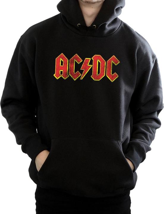 Produktbild AC/DC Distressed Red Logo Kapuzenpullover (S)