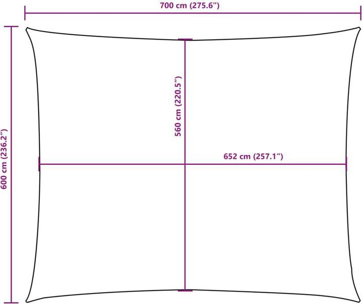Immagine prodotto VidaXL Tenda da sole (600 x 700 cm)