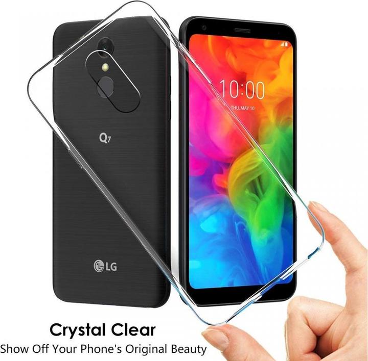 Actual product image Screenguard LG Q7+ Flexible TPU Clear Case (LG Q7+)