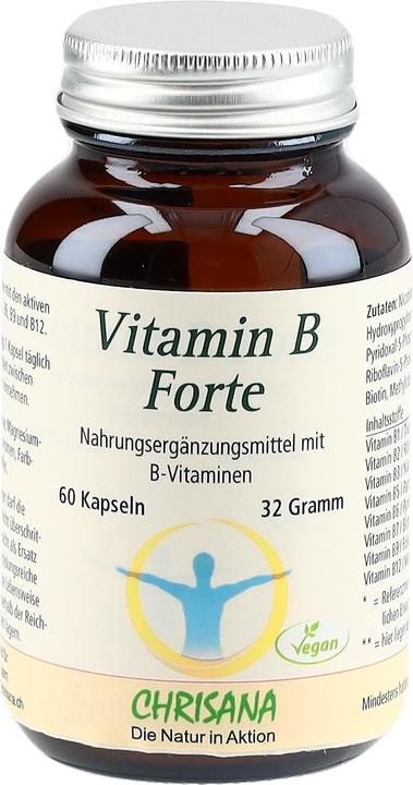 Actual product image Chrisana Vitamin B Forte Kapsel (60 Piece, Capsules, 57 g)