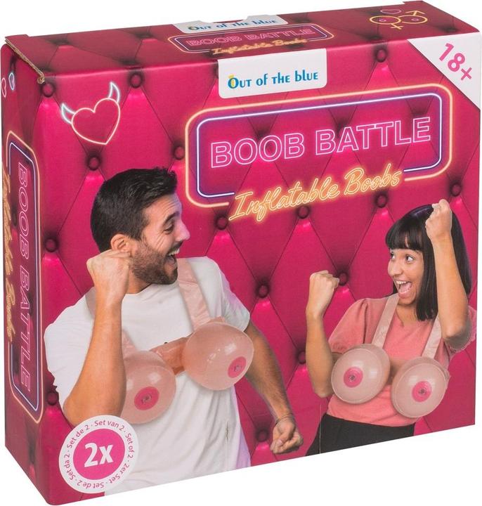 Actual product image Out of the blue Boob Battle Aufblasbare Brüste (Dice games)