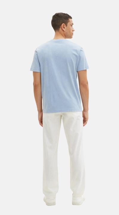 Image du produit Tom Tailor T-Shirt Kurzarmshirt mit Henley-Ausschnitt und ausgewaschener Optik (XL)