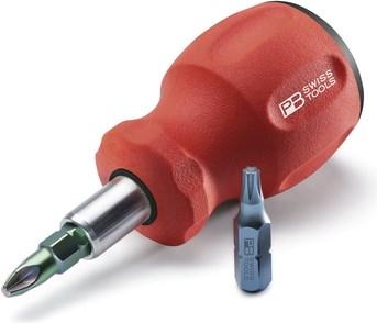 Image du produit PB Swiss Tools PB Insider Stubby (Vis fendues, Torx (TX), Recouvrement cruciforme Phillipps (PH))