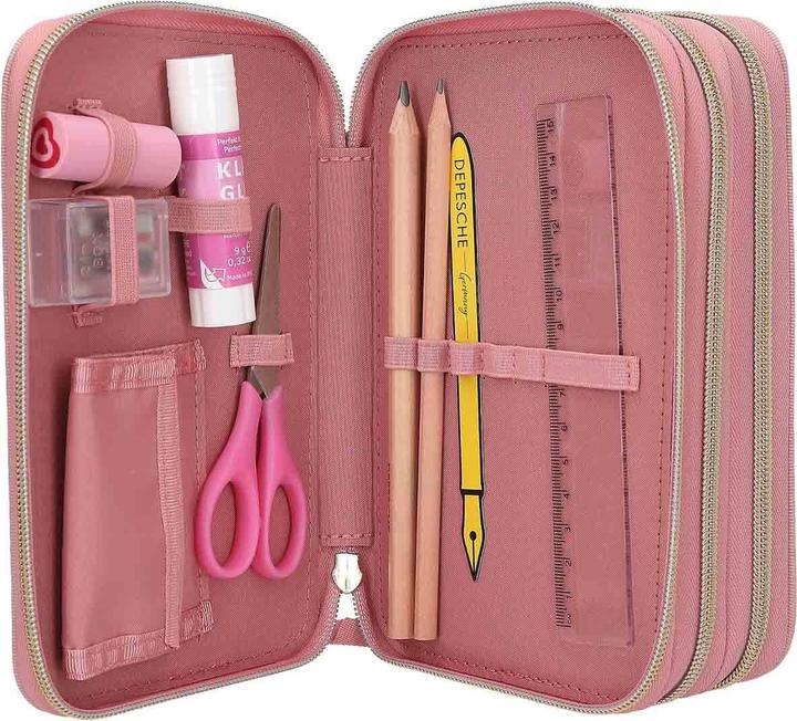 Produktbild Schmidt Spiele Miss Melody - Triple Pencil Case DUSTY ROSE