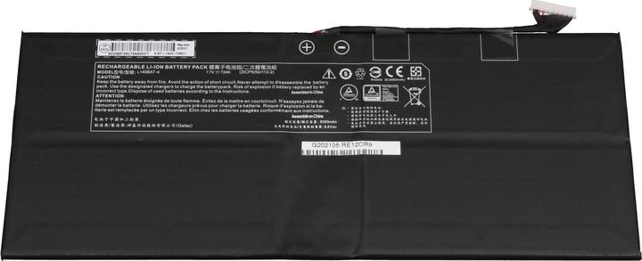 Produktbild Clevo 6-87-L140S-72B02 (4 Zellen, 9600 mAh)