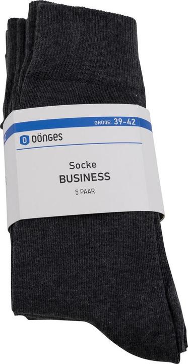 Immagine prodotto Dönges Calzino in cotone Business, grigio, taglia 39-42 (39 - 42)