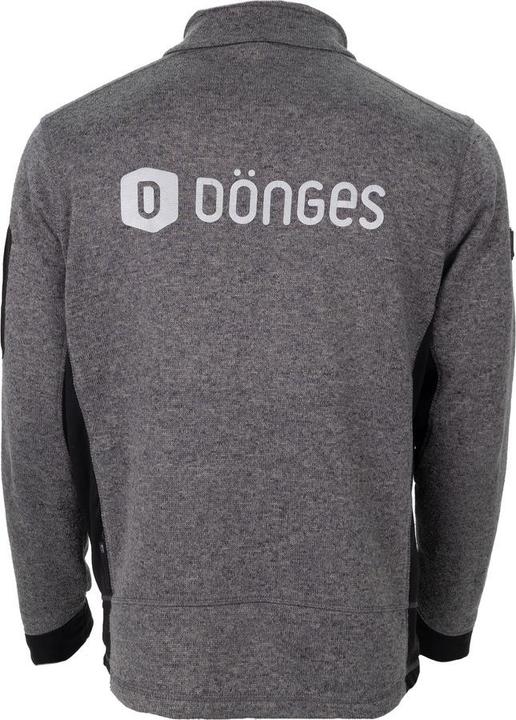 Actual product image Dönges Knitted fleece jacket, anthracite, men, size M (M)