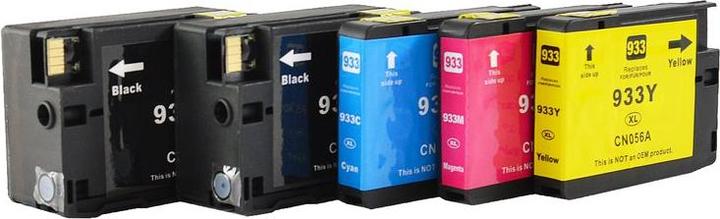 Image du produit Hermex Compatible 5 cartouches d'impression HP 932XL HP933XL (M, Y, C, CF)