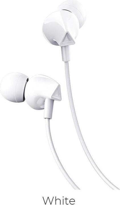Image du produit Hoco Casque filaire écouteurs Jack 3,5 mm avec microphone M60 blanc (Filaire)