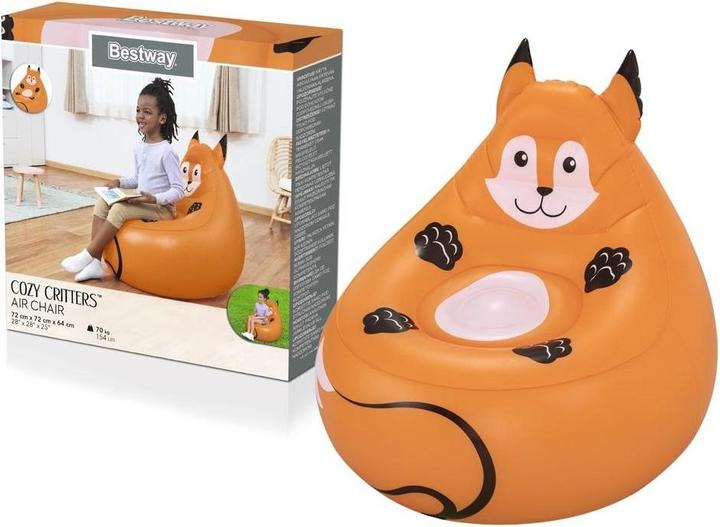 Actual product image Bestway Inflatable Fox Chair 72 x 72 x 64 cm 75116