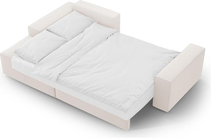 Actual product image Micadoni Left Corner Sofa With Bed Function And Box, "Jodie", 3 Seats, 246x151x86 Made in Europe (Corner sofa)