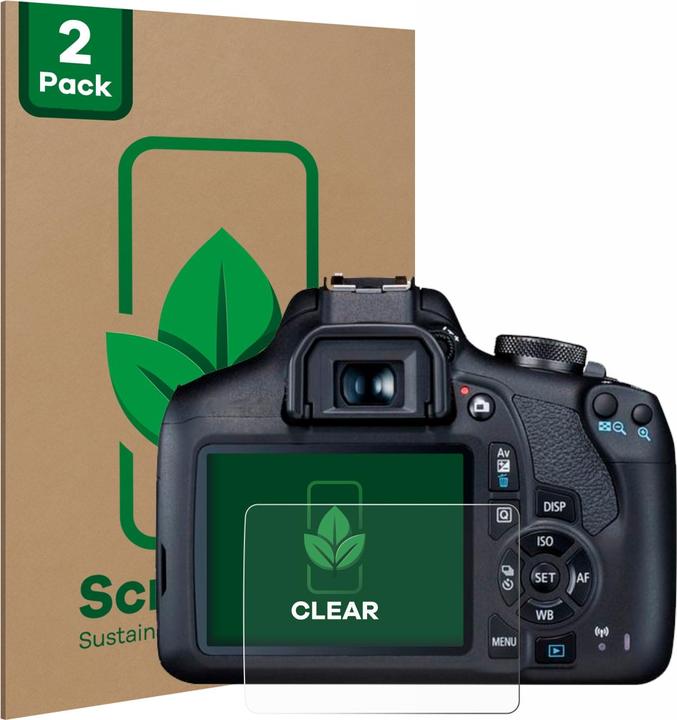 ScreenLeaf Film de protection durable Protection d'écran Film clair transparent (Protecteur d'écran, EOS 2000D)