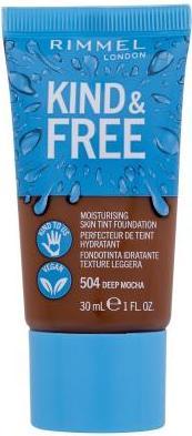 Actual product image Rimmel London Kind & Free Skin Tint Foundation (504 Deep Mocha)