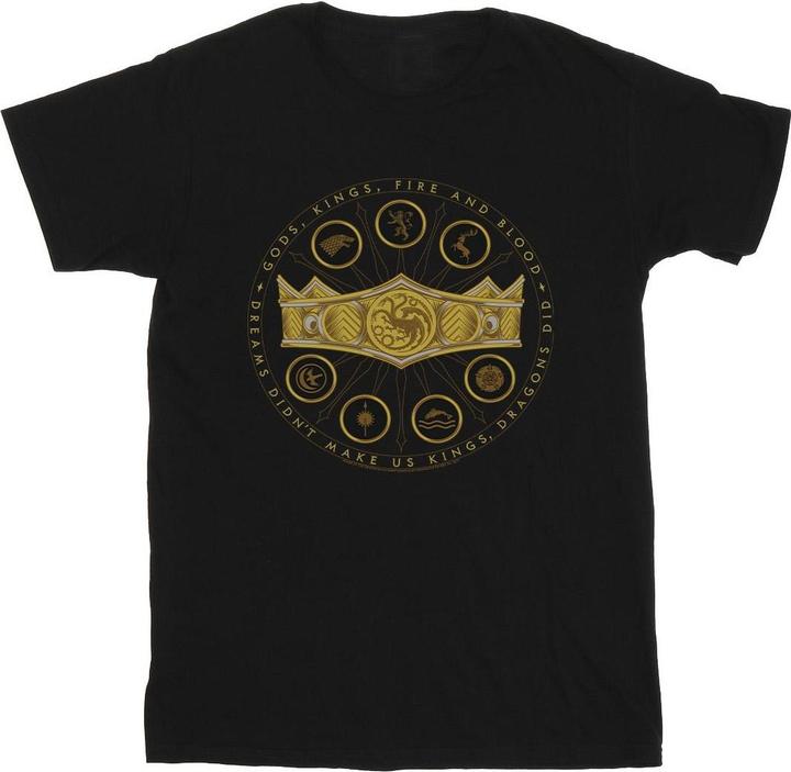 Game of Thrones Gods Kings Fire And Blood TShirt (3XL)