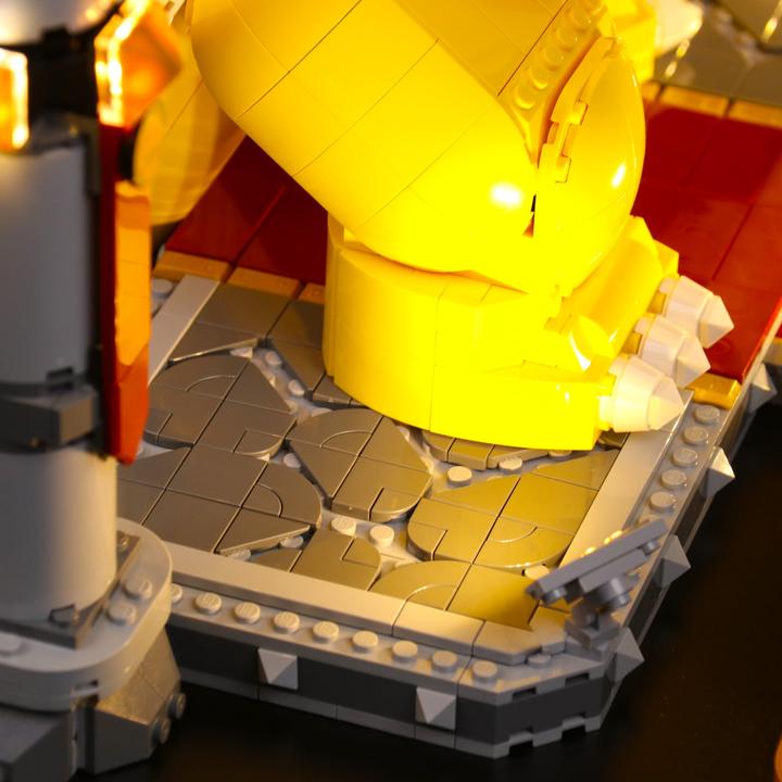 Actual product image BrickBling LED Licht Set für LEGO Super Mario: The Mighty Bowser (71411) inkl. Fernbedienung
