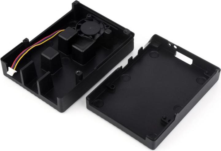 Produktbild WaveShare Raspberry Pi 5 Aluminium Gehäuse mit Lüfter