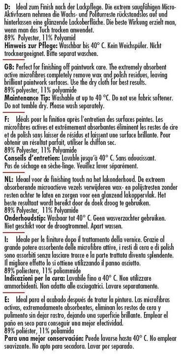 Produktbild Sonax Mikrofasertuch