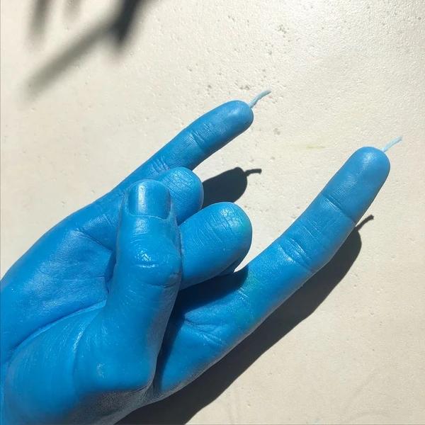 Actual product image Candle Hand You Rock (1 pcs.)