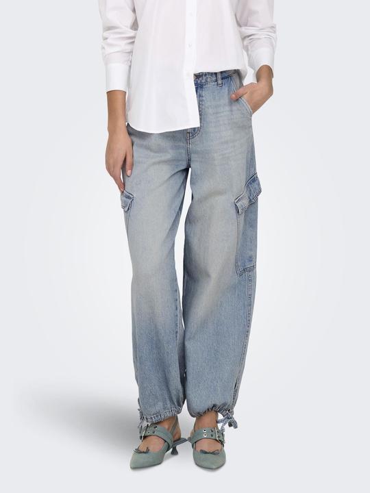 Produktbild Only ONLPERNILLE Hohe Taille Weiter Beinschnitt Jeans Jeans mit weitem Bein (W31/L32)
