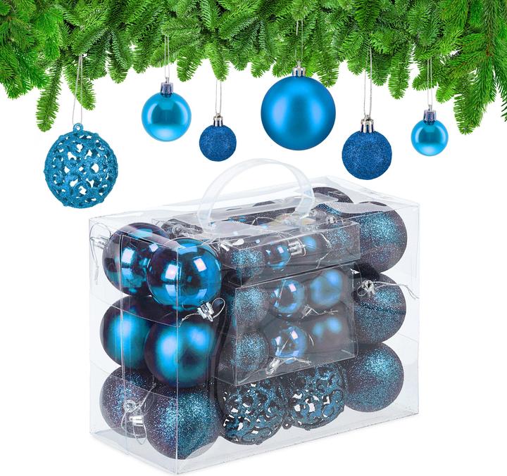 Actual product image Relaxdays christmas baubles (50 -part)