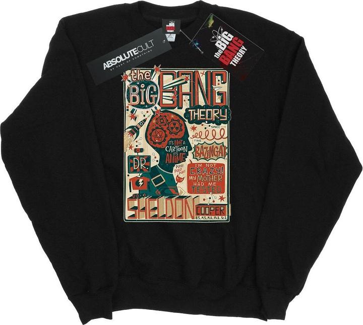 Big Bang Theory Infografik Poster Baumwoll Sweatshirt