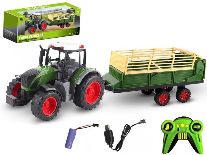 Produktbild MADE Ferngesteuerter Traktor mit Anhänger, USB-Ladung