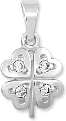 Brilio Four-leaf clover pendant of white gold 249 001 00 371 07