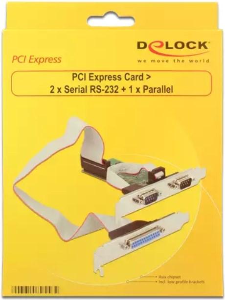 Image du produit Delock 89556 Carte PCI Express 2x sérielle