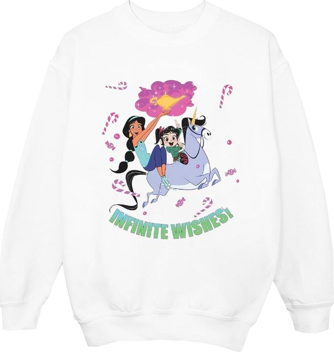 Disney Wreck It Ralph Jasmine And Vanellope Sweatshirt Mädchen